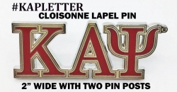 View Buying Options For The Kappa Alpha Psi Big Letter Lapel Pin