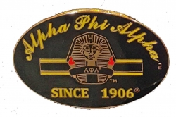 View Buying Options For The Alpha Phi Alpha Sphinx Since 1906 Oval Lapel Pin