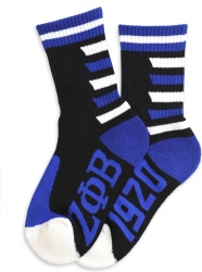 View Buying Options For The Big Boy Zeta Phi Beta Divine 9 S3 Athletic Ladies Socks