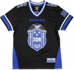 View Buying Options For The Big Boy Zeta Phi Beta Divine 9 Rhinestud S13 Ladies Football Jersey