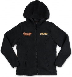 View Buying Options For The Big Boy Florida A&M Rattlers Sherpa Zip Up Ladies Hoodie