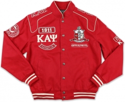 View Buying Options For The Big Boy Kappa Alpha Psi Divine 9 S10 Mens Twill Racing Jacket