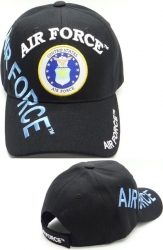 View Buying Options For The Air Force Emblem Shadow Text Mens Cap