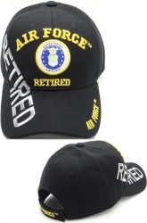 View Buying Options For The Air Force Emblem Retired Shadow Text Mens Cap