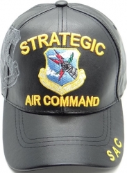 View Buying Options For The Strategic Air Command Shadow Vinyl Leather Mens Cap