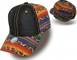 View Buying Options For The Plain Serape & Leopard Mixed Print Ladies Cap