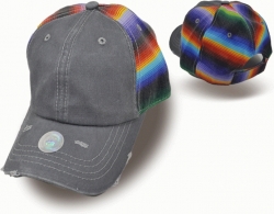 View Buying Options For The Plain Cotton Serape Back Mens Cap
