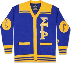 View Buying Options For The Big Boy Sigma Gamma Rho Divine 9 S7 Ladies Button Down Sweater