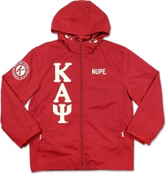 View Buying Options For The Big Boy Kappa Alpha Psi Divine 9 S7 Hooded Mens Windbreaker Jacket