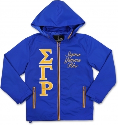 View Buying Options For The Big Boy Sigma Gamma Rho Divine 9 S7 Hooded Ladies Windbreaker Jacket
