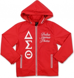 View Buying Options For The Big Boy Delta Sigma Theta Divine 9 S7 Hooded Ladies Windbreaker Jacket