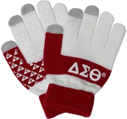 View Buying Options For The Delta Sigma Theta Knit Texting Gloves