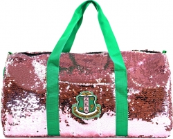 View Buying Options For The Big Boy Alpha Kappa Alpha Divine 9 S42 Sequin Duffle Bag