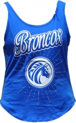 View Buying Options For The Big Boy Fayetteville State Broncos Rhinestone Ladies Tank Top