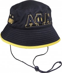 View Buying Options For The Alpha Phi Alpha Novelty Mens Floppy Bucket Mesh Hat