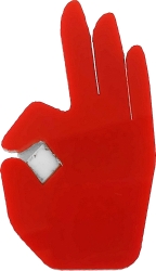 View Buying Options For The Kappa Alpha Psi Hand Sign Acrylic Symbol Pin