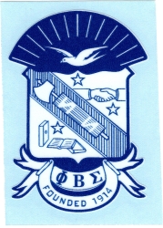 View Buying Options For The Phi Beta Sigma Crest Decal Sticker [Pre-Pack]