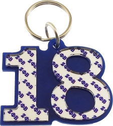 View Buying Options For The Zeta Phi Beta Line #18 Key Chain