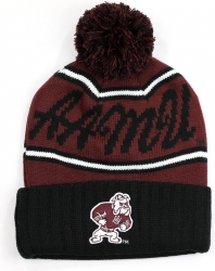 View Product Detials For The Big Boy Alabama A&M Bulldogs S252 Beanie With Ball