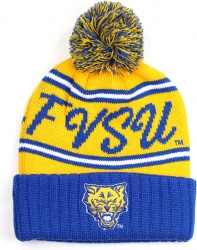 View Buying Options For The Big Boy Fort Valley State Wildcats S52 Mens Cuff Beanie Cap With Ball