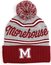 View Buying Options For The Big Boy Morehouse Maroon Tigers S252 Beanie With Ball