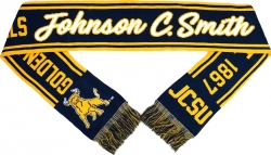 View Buying Options For The Big Boy Johnson C. Smith Golden Bulls S6 Mens Knit Scarf