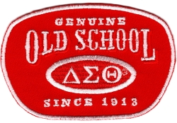 View Buying Options For The Delta Sigma Theta Genuine Old School Satin Iron-On Patch