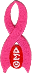 View Buying Options For The Delta Sigma Theta Pink Ribbon Iron-On Patch