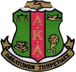 View Buying Options For The Alpha Kappa Alpha Crest Embroidered Iron-On Patch
