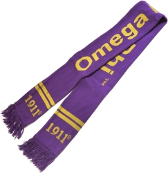 View Buying Options For The Omega Psi Phi Fraternity Mens Knit Scarf