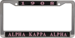 View Buying Options For The Alpha Kappa Alpha 1908 Metal License Frame