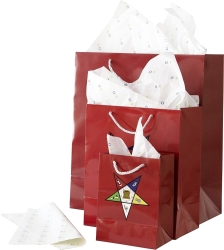 View Buying Options For The Eastern Star Symbol Paper Gift Bag Set