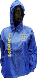View Product Detials For The Buffalo Dallas Sigma Gamma Rho Hooded Windbreaker Line Jacket