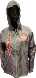 View Product Detials For The Buffalo Dallas Delta Sigma Theta Hooded Windbreaker Line Jacket