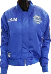 View Product Detials For The Buffalo Dallas Zeta Phi Beta Bomber Flight Jacket