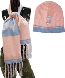 View Buying Options For The Buffalo Dallas Jack and Jill Ladies Beanie and Scarf Set