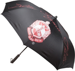 View Buying Options For The Delta Sigma Theta Large Inverted Umbrella With Flashlight Handle