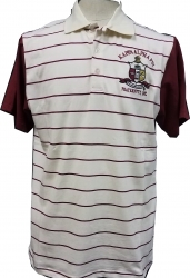 View Buying Options For The Buffalo Dallas Kappa Alpha Psi Striped Mens Polo Shirt With Contrasting Sleeves