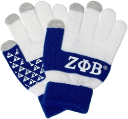 View Buying Options For The Zeta Phi Beta Knit Texting Gloves