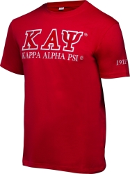 View Product Detials For The Kappa Alpha Psi Luxury Cotton Mens Tee