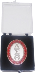 View Buying Options For The Delta Sigma Theta 22 Ruby Rhinestone Lapel Pin