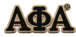 View Buying Options For The Alpha Phi Alpha Connected Greek Letter Patch