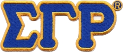View Buying Options For The Sigma Gamma Rho Connected Greek Letter Patch