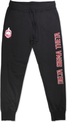 View Product Detials For The Big Boy Delta Sigma Theta Divine 9 S2 Sequin Womens Jogger Sweatpants