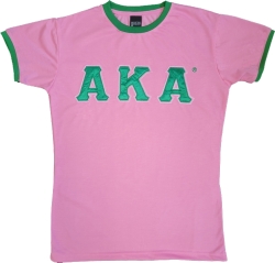 View Buying Options For The Alpha Kappa Alpha Ladies Ringer Tee