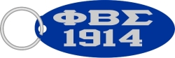 View Buying Options For The Phi Beta Sigma 1914 Oval Key Chain