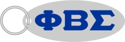 View Buying Options For The Phi Beta Sigma Greek Letter Oval Keyring Mirror Key Chain
