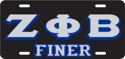 View Buying Options For The Zeta Phi Beta Finer Outline Mirror License Plate