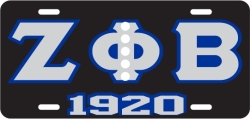 View Buying Options For The Zeta Phi Beta Pearls 1920 Mirror License Plate