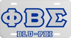 View Buying Options For The Phi Beta Sigma Blu-Phi Outline Mirror License Plate